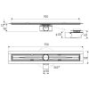 Axus Kwadrat L 700 zuhanyfolyóka