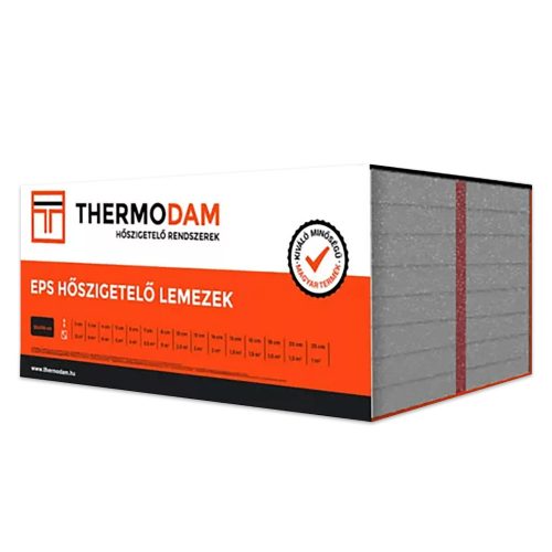 Thermodam Grafit EPS-80 homlokzati hőszigetelő lemez 50x100 15 cm 1,5 m2/csomag