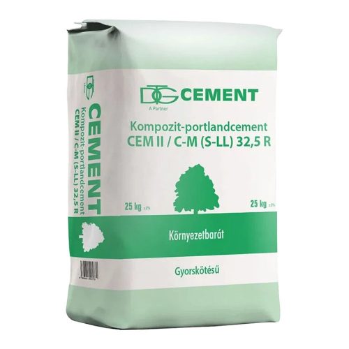 DTG cement II/B-M (P-S-L) 32,5 R 25 kg/zsák     