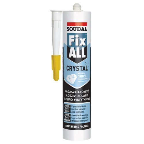 Soudal Fix-All Crystal Ragasztó transzparens 290 ml