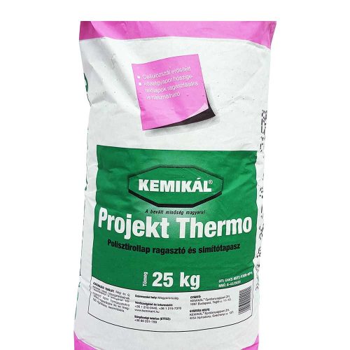 Kemikál Projekt Thermo Polisztirolragasztó és simítótapasz 25kg