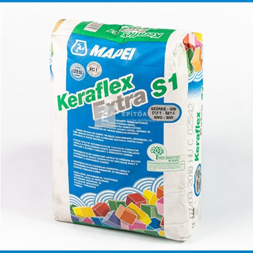 Mapei Keraflex Extra S1 Kerámiaburkolat ragasztó szürke 25 kg