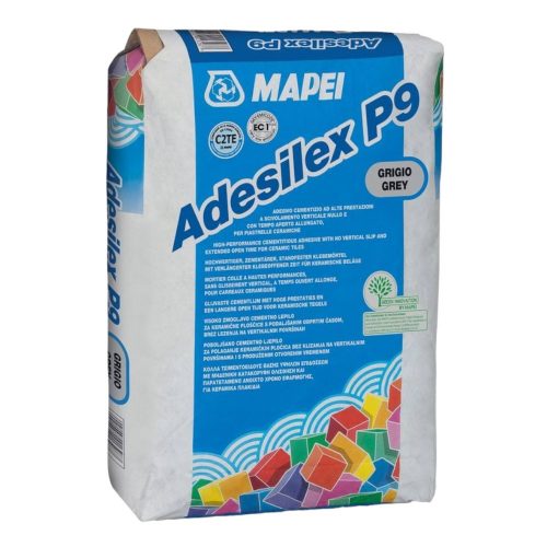 Mapei Adesilex P9 Kerámiaburkolat ragasztó (C2TE) szürke 25 kg