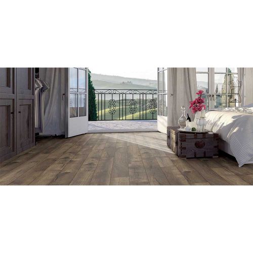 Swiss Krono My Floor Villa Laminált padló PRÉMIUM Petterson Oak Dark 12 mm 1 sávos