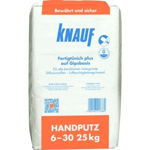 Knauf Handputz Gipszes vakolat 6-30 mm 25 kg