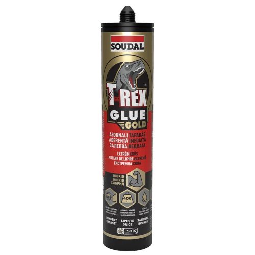 Soudal T-Rex Gold Szerelőragasztó 290 ml (12 darab/karton)