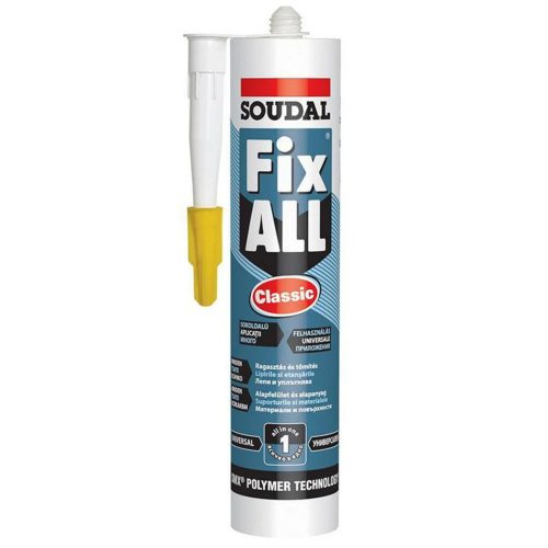 Soudal Fix All Mounting ragasztó, fehér