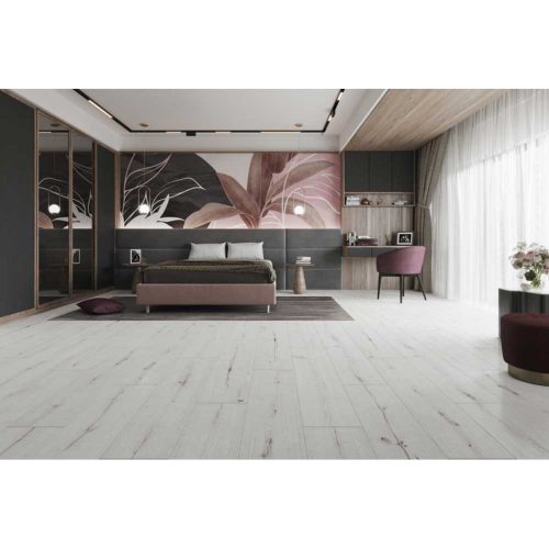 Classen Choice Laminált padló CLASSIC AQUA 4V Rimini Oak Enschede R White 8 mm 1 sávos