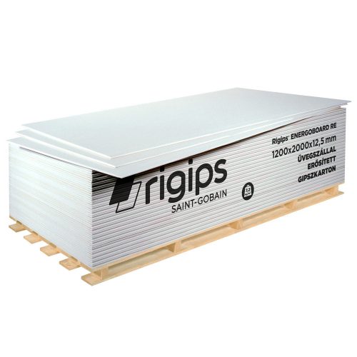 Rigips RED Energoboard üvegszállal erősített gipszkarton 12,5x1200x2000 mm